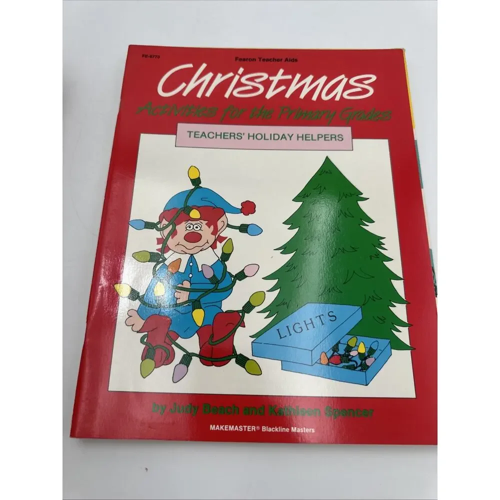 Vtg. Cut and Color Flannel Board Stories And Other Winter Theme Activity Books